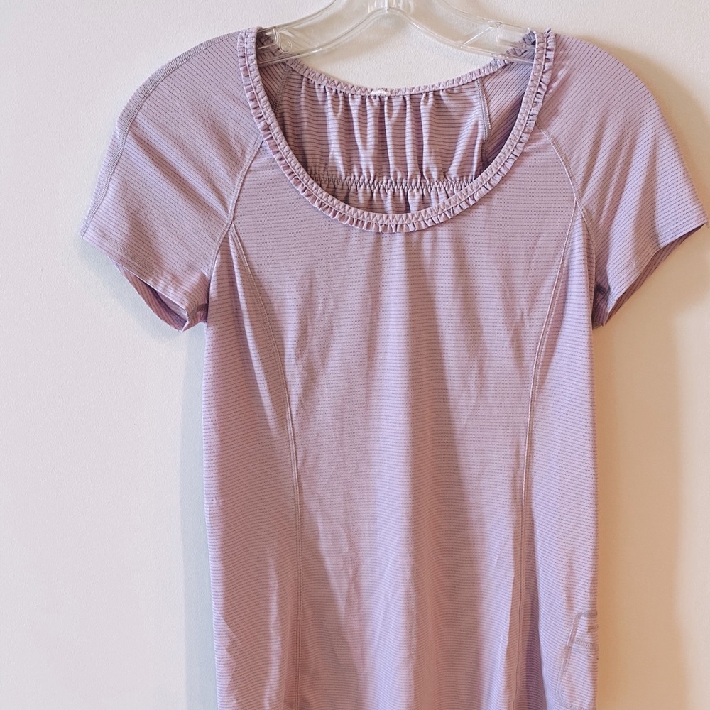 Lululemon Run Wild Short Sleeve Tech Lavender 4